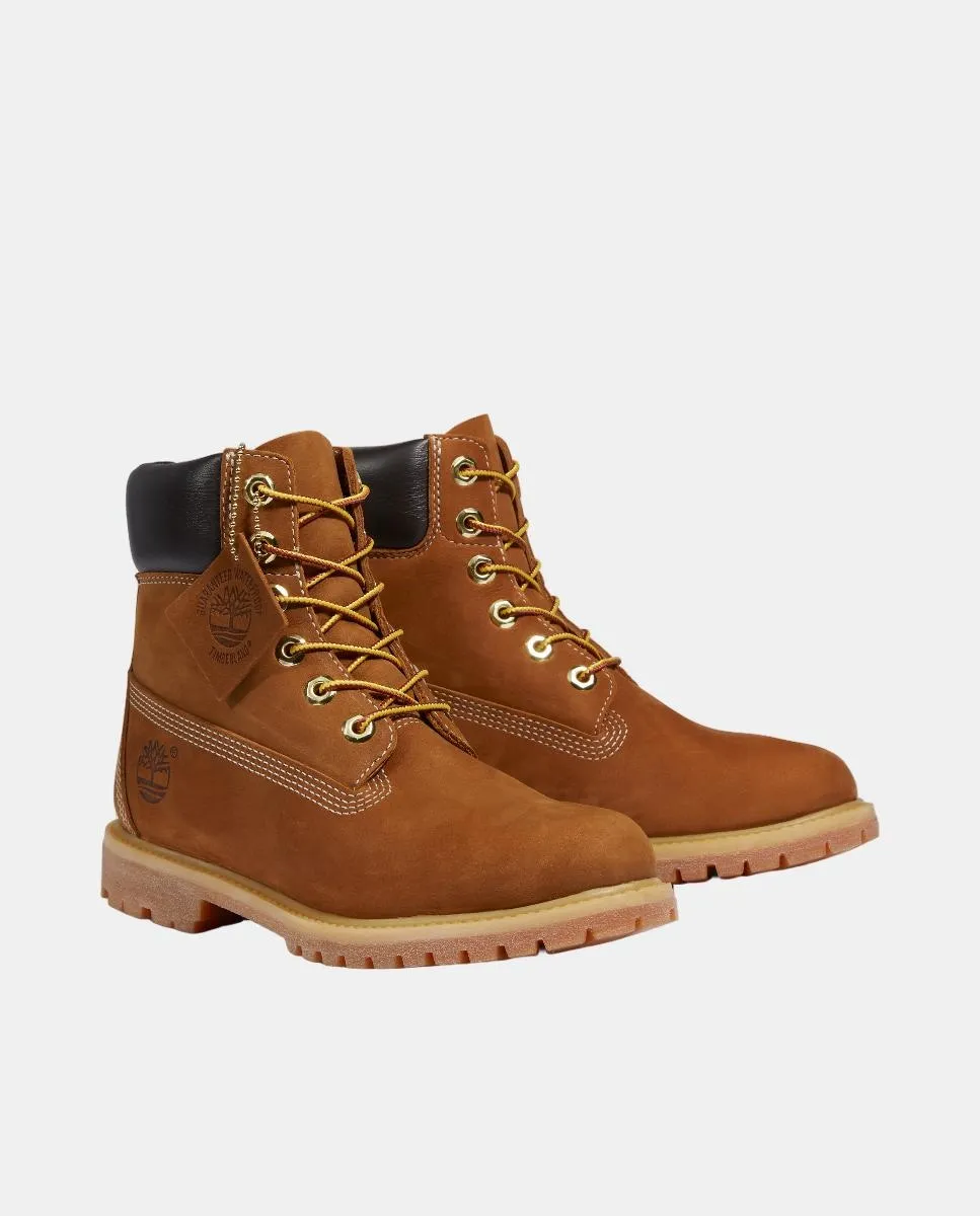 Женские водонепроницаемые сапоги 6 дюймов Timberland, коричневый — фото 4