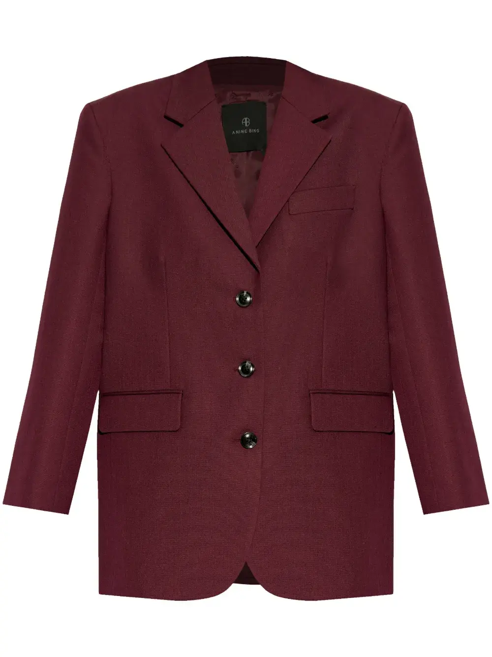 

Блейзер с объемными плечами ANINE BING, красный