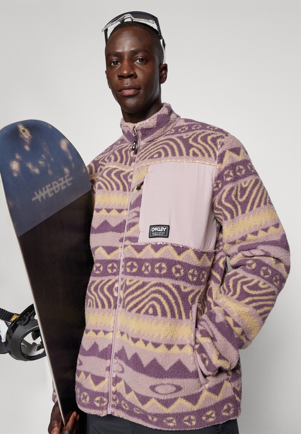 

Флисовая куртка MOUNTAIN FIRE SHERPA Oakley, светло-розовый