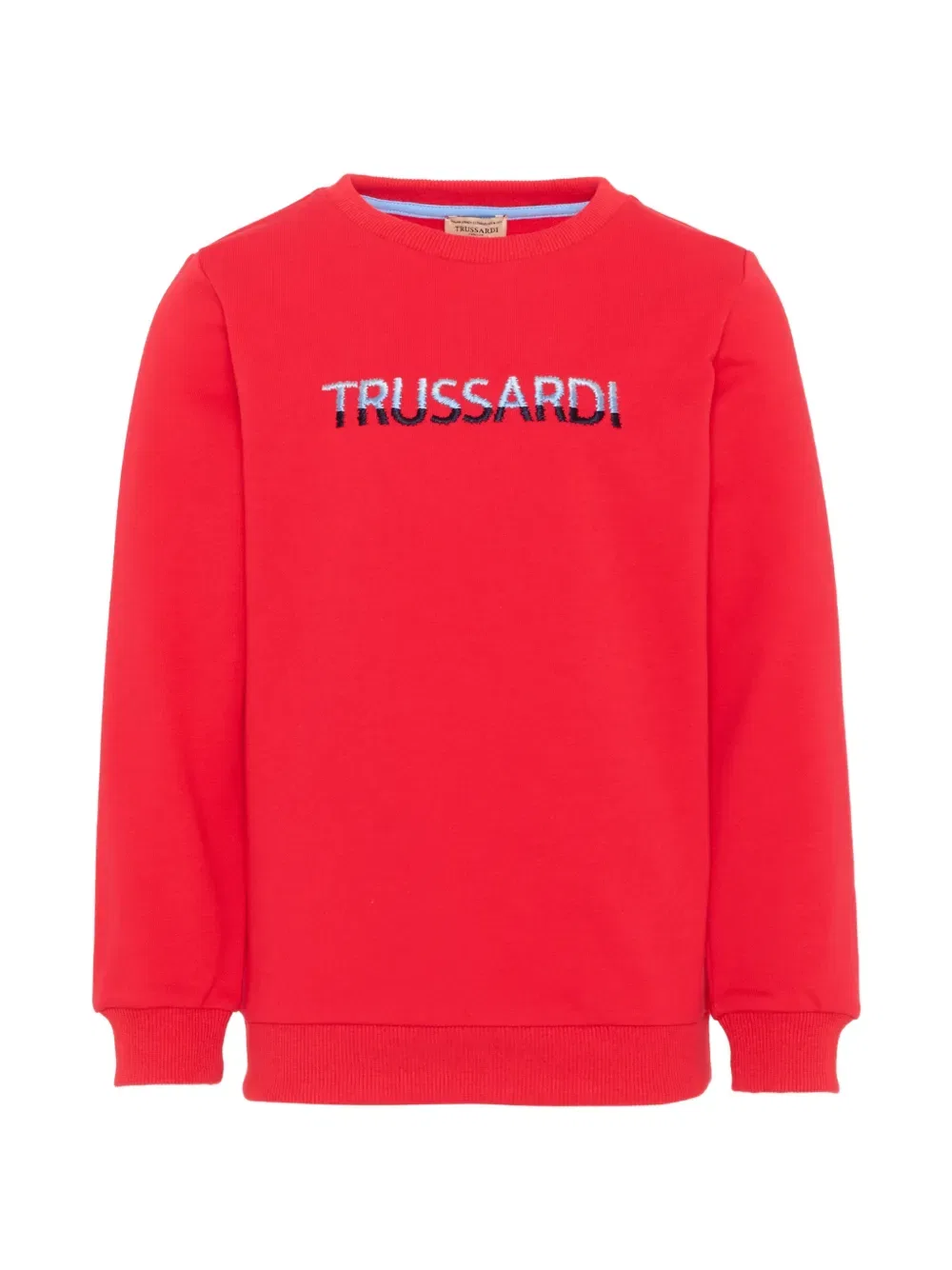 Толстовка с вышитым логотипом Trussardi Junior, красный