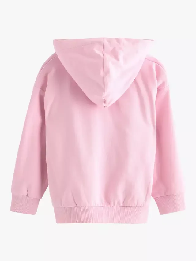 Детская толстовка из чистого хлопка Lindex, Light Pink — фото 2