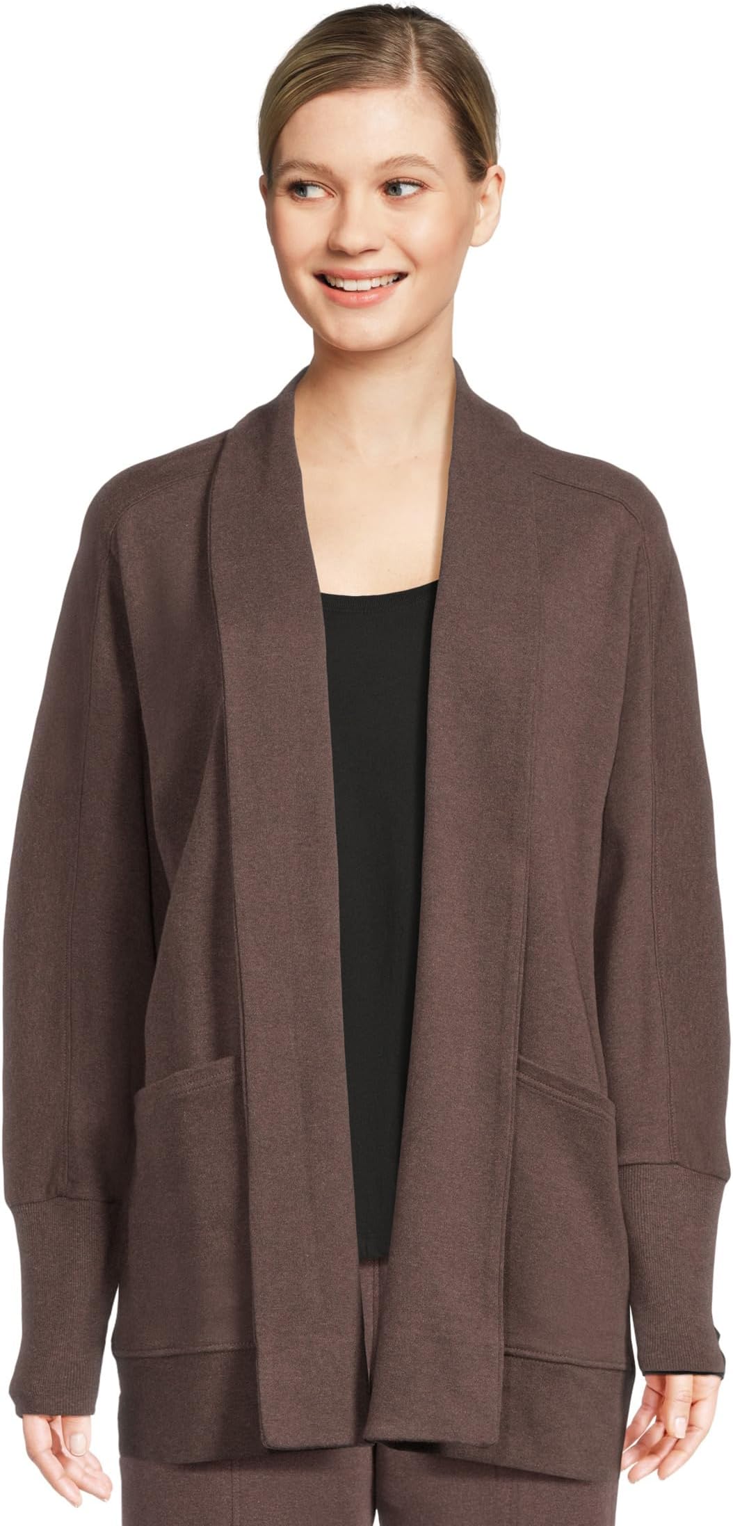

Свитер PACT Women's Airplane Wrap Cardigan, Chocolate Heather