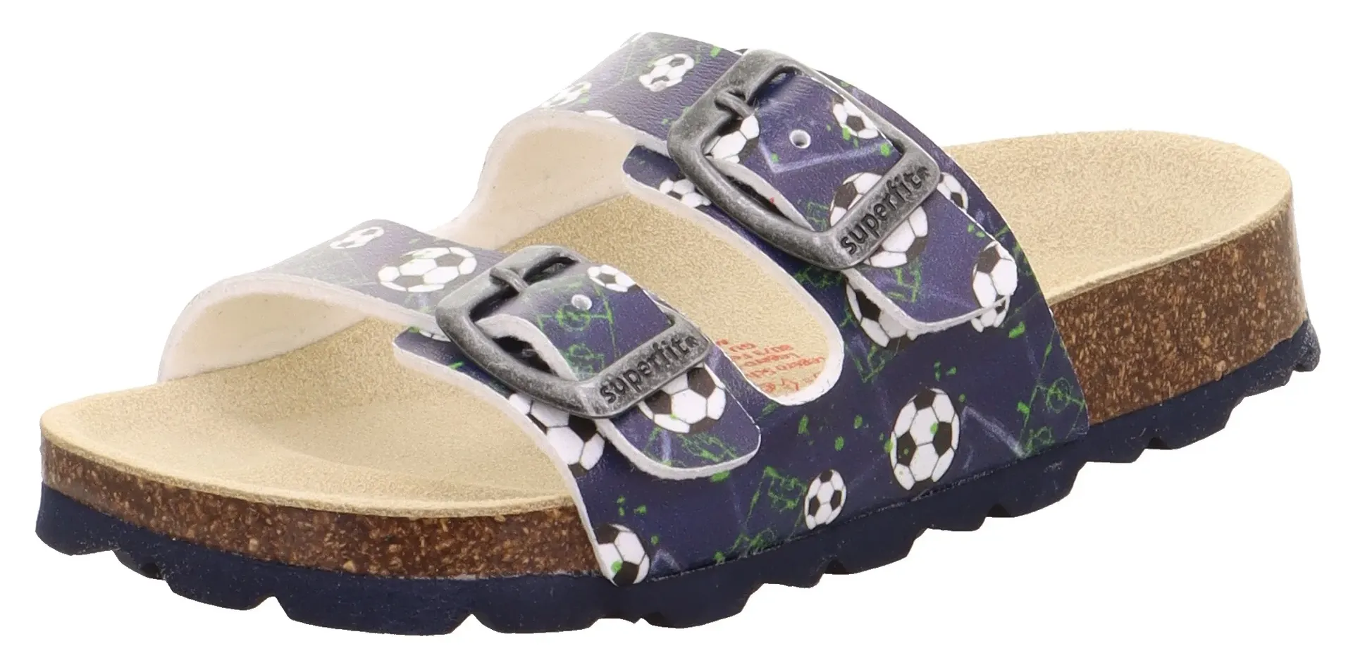 

Мюли Superfit "Slippers WMS: Medium", тапочки на стельке, мюли с регулируемой застежкой-пряжкой, синий