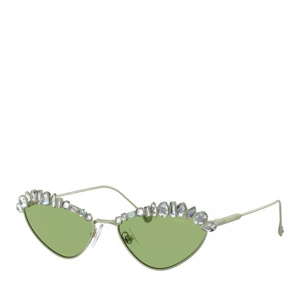 

Солнцезащитные очки 0sk7009 matte Swarovski, зеленый