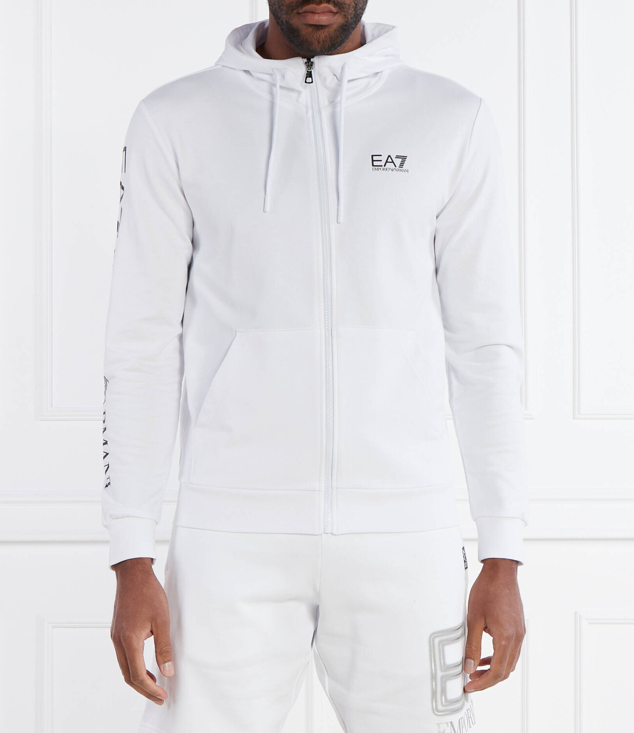 

Толстовка EA7 Regular Fit, белый