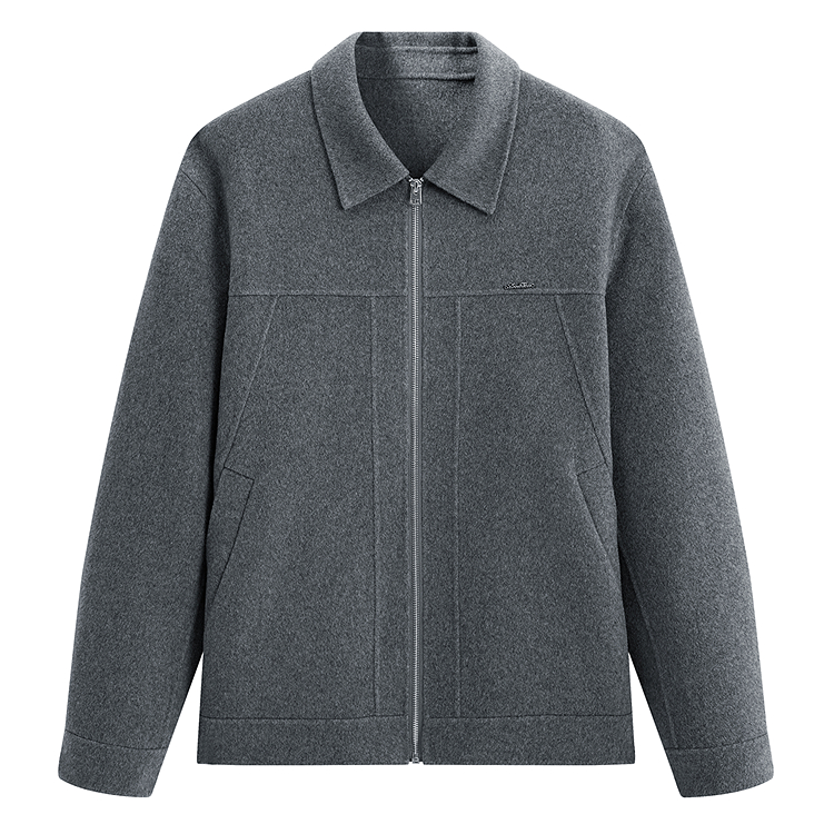 

PEACEBIRD MEN Куртка мужская серая, Batch 1 Lapel Moderate Pilot