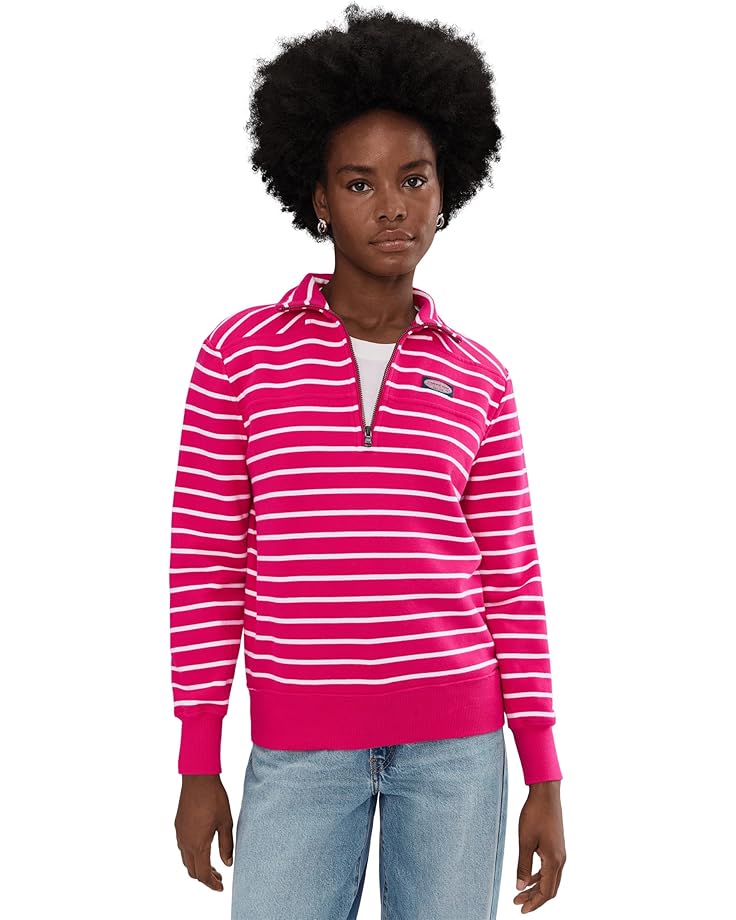 

Женский худи Vineyard Vines Surf Terry Shep Shirt, Stripe Charm Pink