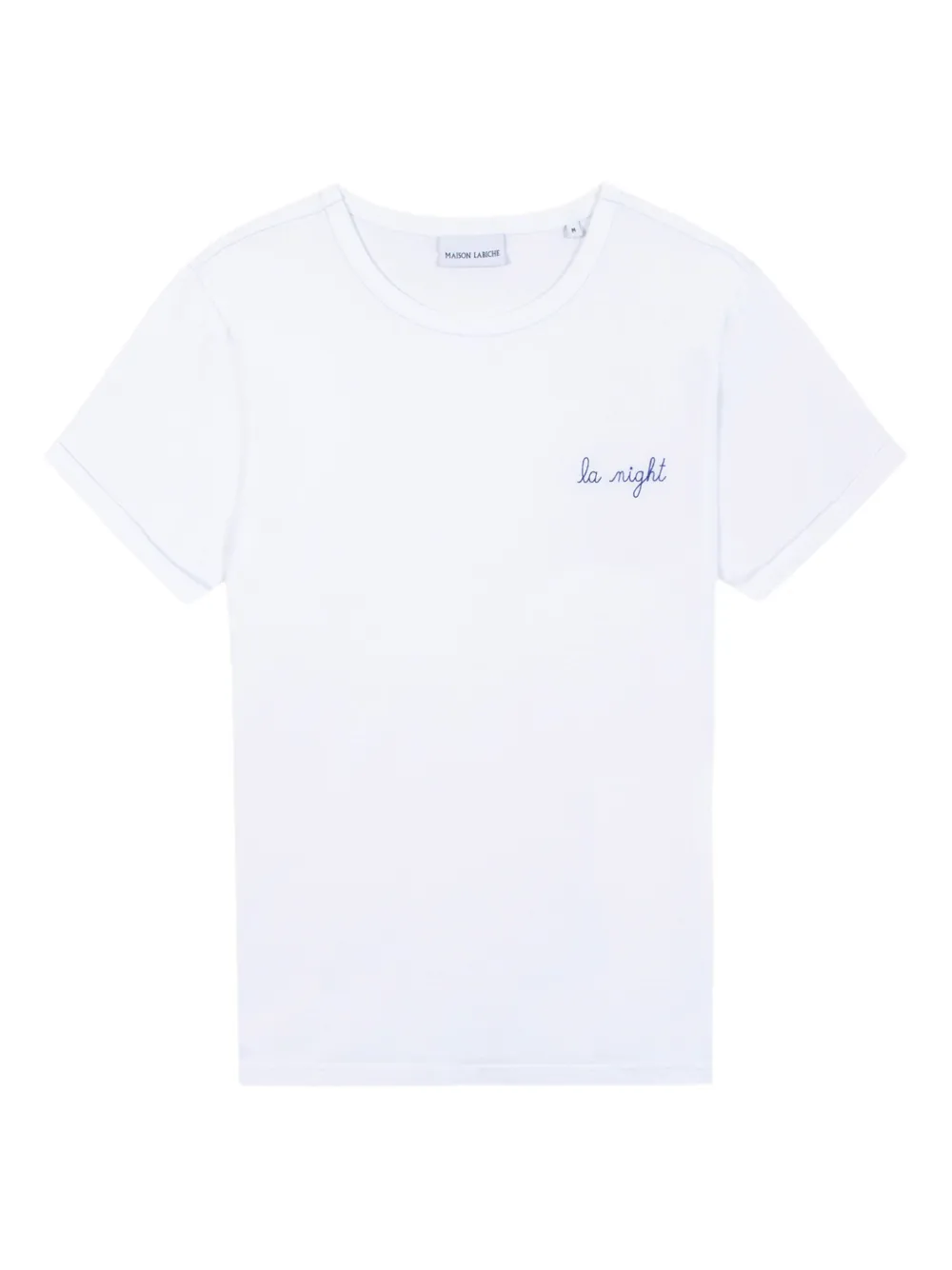 

Футболка с вышивкой Maison Labiche, белый