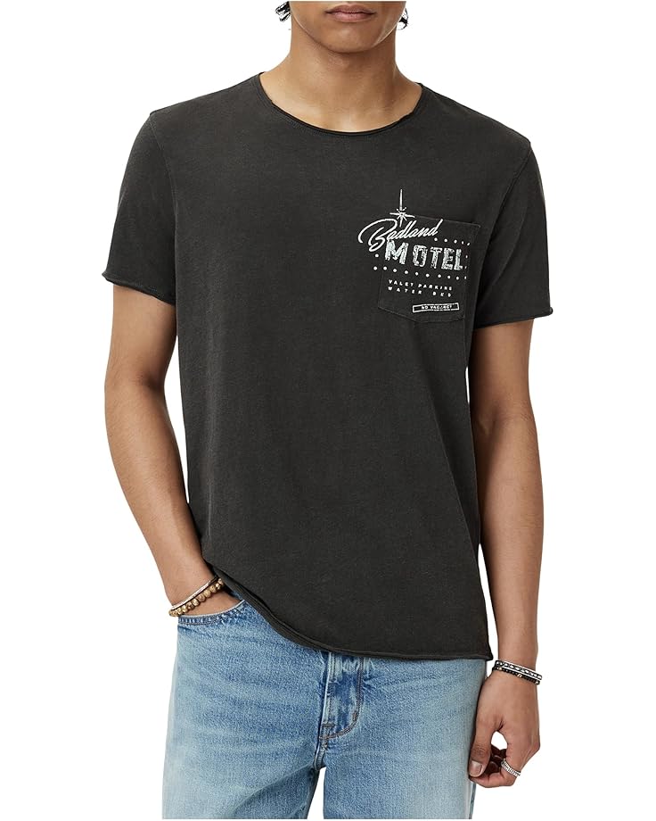 

Футболка John Varvatos Badland Skull Tee, угольный