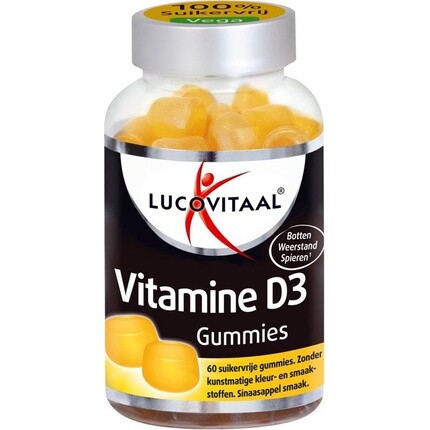

Lucovitaal жевательные конфеты с витамином D3, 60 жевательных конфет