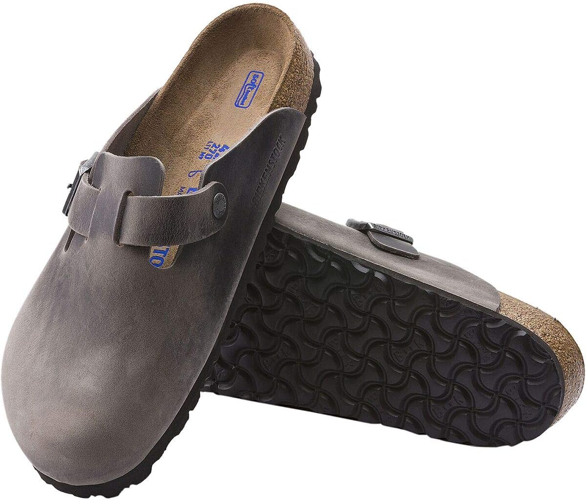Унисекс сабо Birkenstock Boston с мягкой стелькой, мультиколор — фото 2