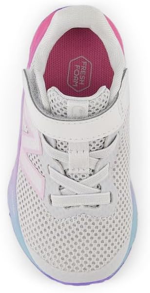 Детские кроссовки для бега New Balance Fresh Foam Arishi V4, розовый/серый/сиреневый — фото 4