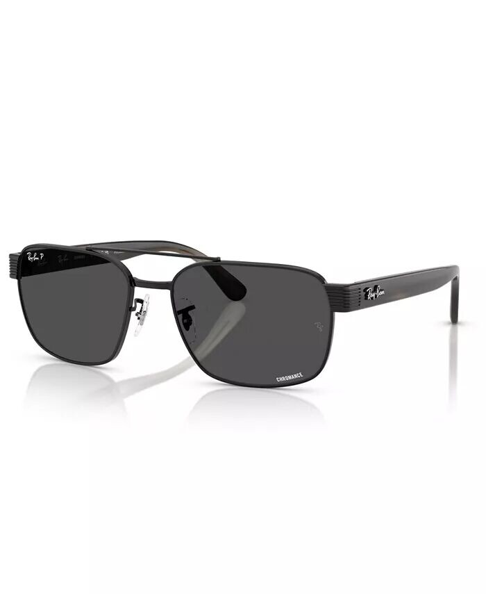 

Мужские и женские поляризованные солнцезащитные очки, RB3751CH Ray-Ban, черный