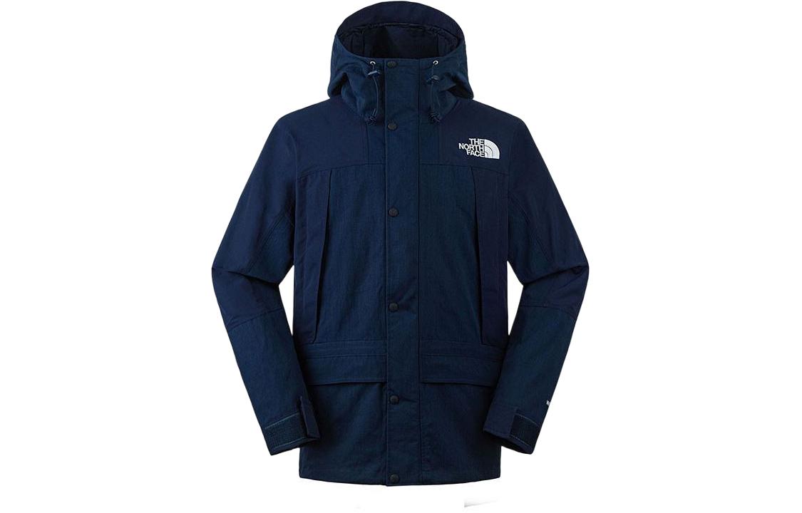

Куртка-анорак с горным логотипом вышивкой THE NORTH FACE, синяя, Синий, Куртка-анорак с горным логотипом вышивкой THE NORTH FACE, синяя