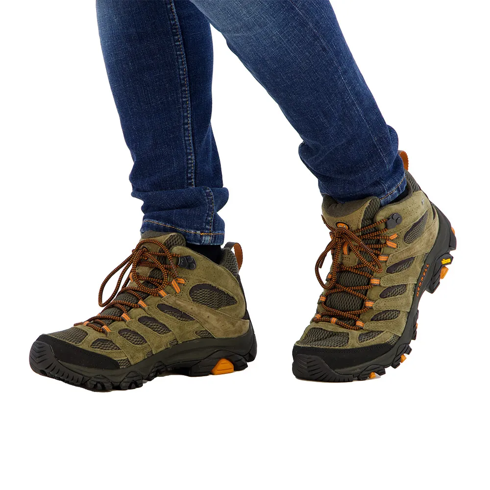 

Треккинговые ботинки Merrell Moab 3 Mid, зеленый