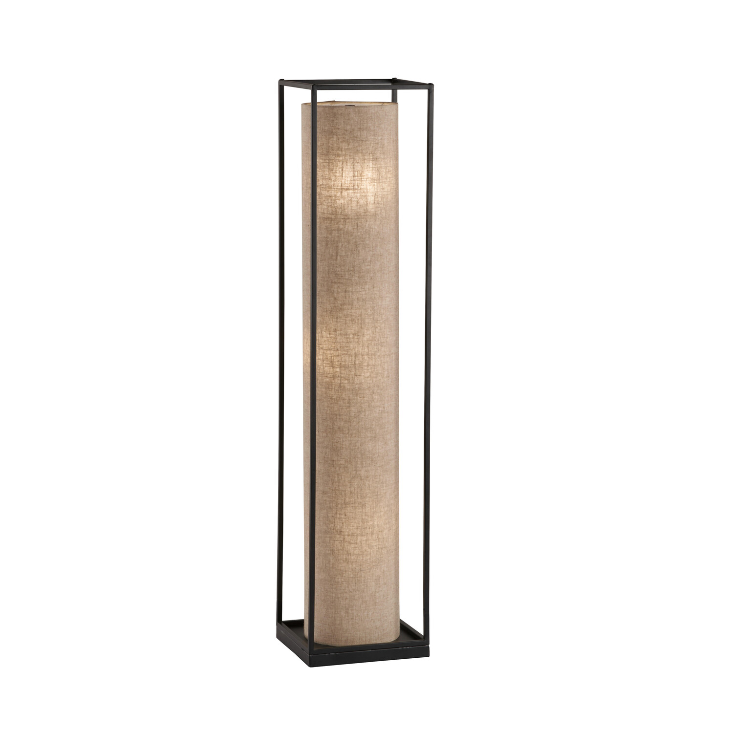 

Торшер Fischer & Honsel, 25x25x114,5 см, черный/песочный