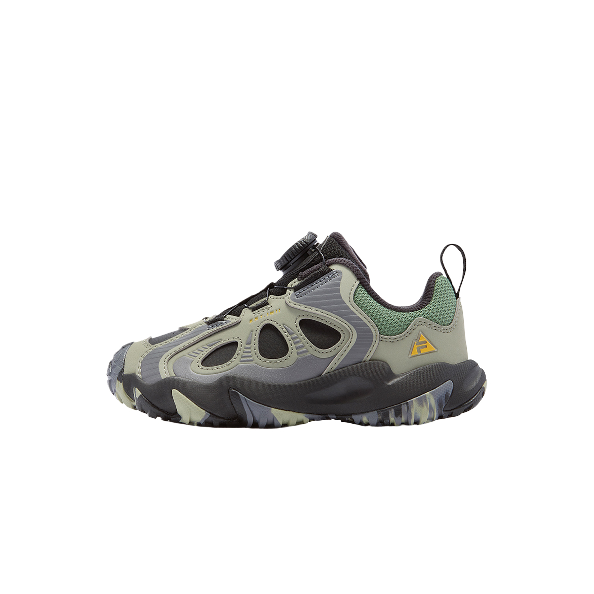 

TGR 4 Support детские уличные кроссовки FILA KIDS, черный/зеленый