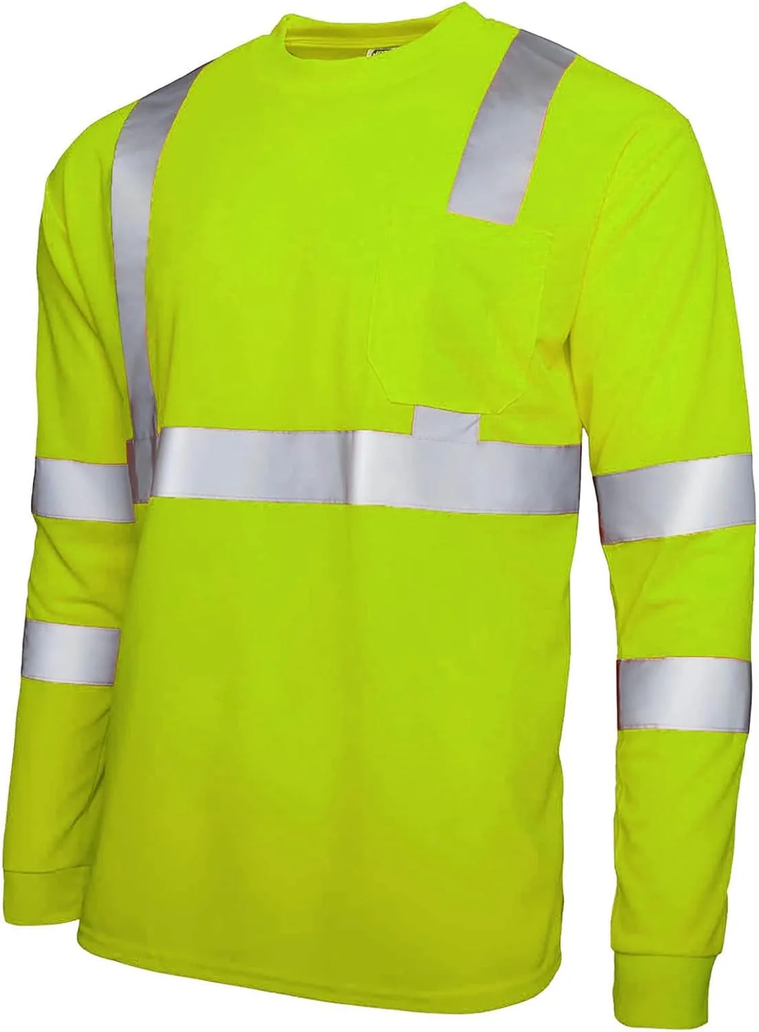 

Мужская футболка Class 3 с длинным рукавом, светоотражающая, дышащая