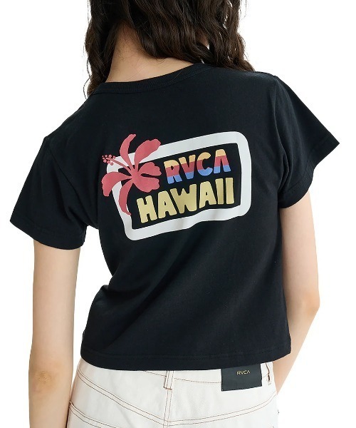 

Женская футболка с коротким рукавом RVCA, черный
