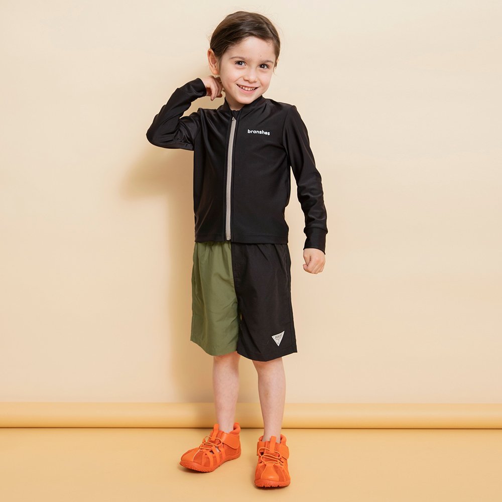 Невероятно яркие, подобранные по цвету штаны для серфинга Branshes, Khaki green — фото 3