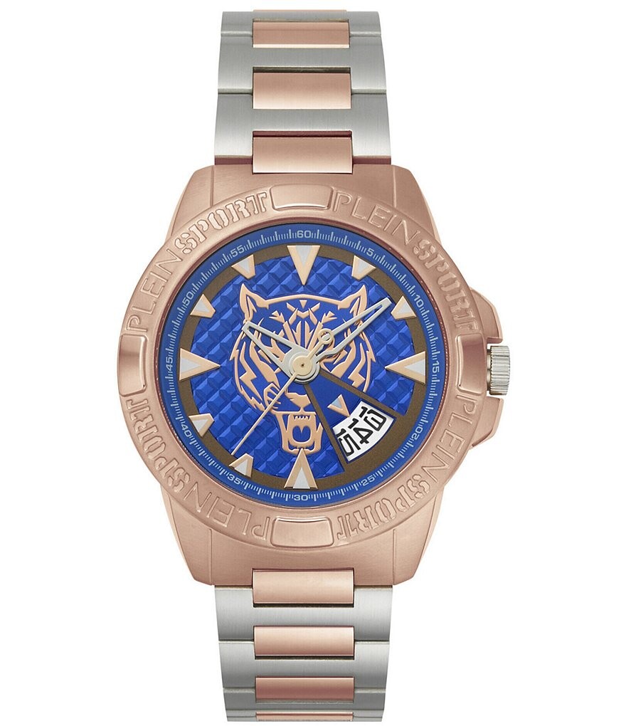 

Philipp Plein Sport Touchdown Мужские часы-браслет с синим циферблатом, мультиколор