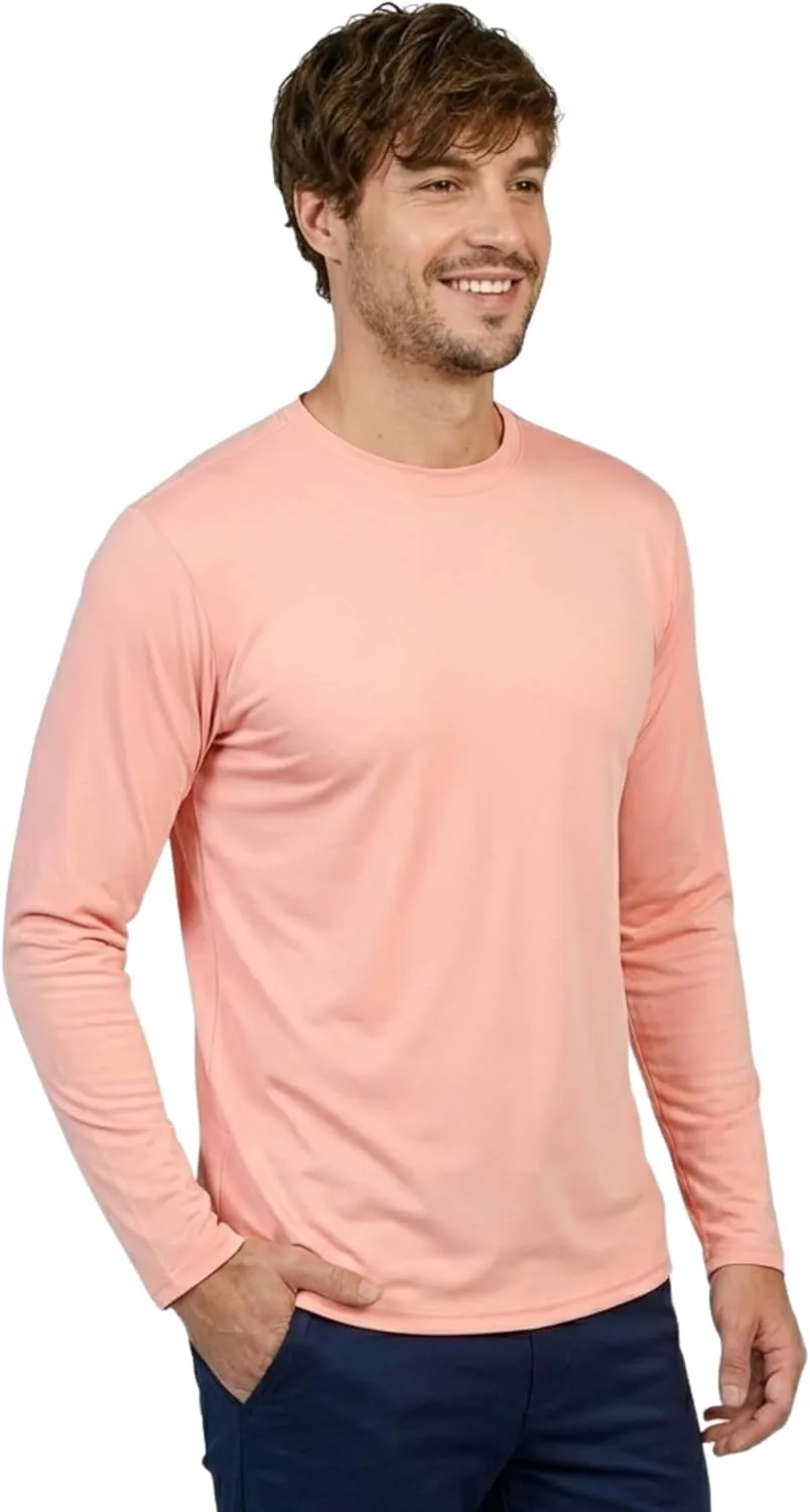 

INGEAR Мужская рубашка с длинным рукавом UPF 50+ для защиты от солнца, быстросохнущая