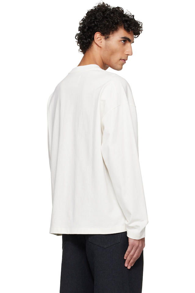 Jil Sander Белая футболка с логотипом — фото 3