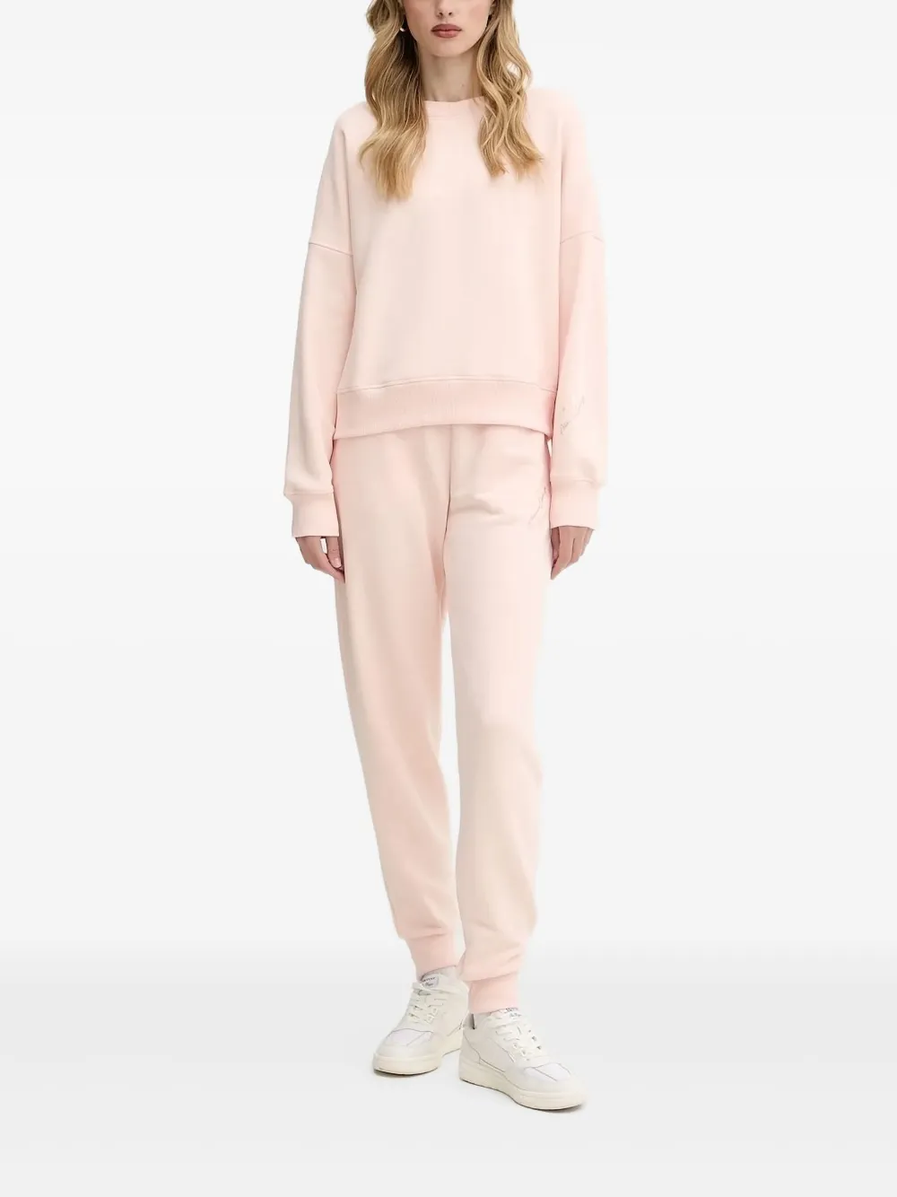 

Толстовка с рукавами Armani Exchange, розовый