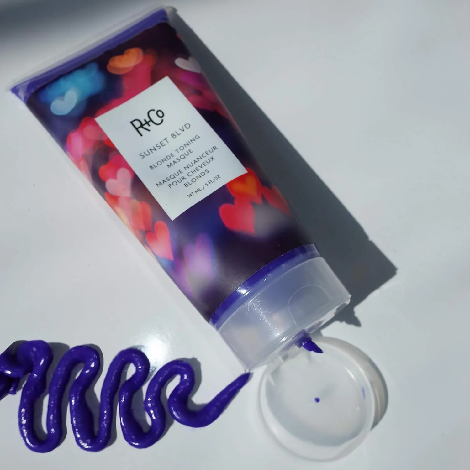 Маска для лица R+Co — Тонирующая для волос SUNSET BLVD Blonde Toning Masque ( .), gray, 148 мл — фото 3