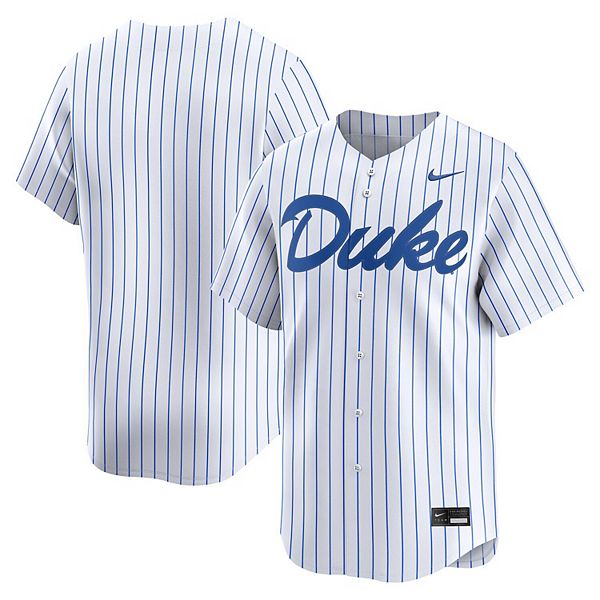 Бейсбольная футболка мужская white duke blue devils home college limited Nike — фото 2