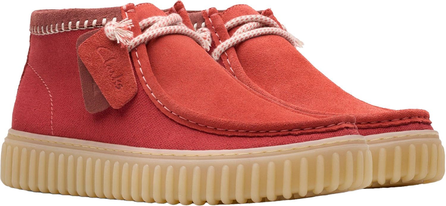 Мужские ботинки Clarks Torhill Hi, красный — фото 4
