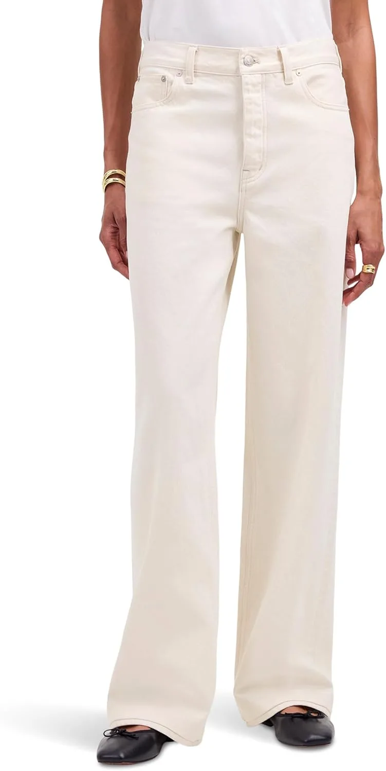 

Madewell Женские низкие мешковатые джинсы Vintage Ivory