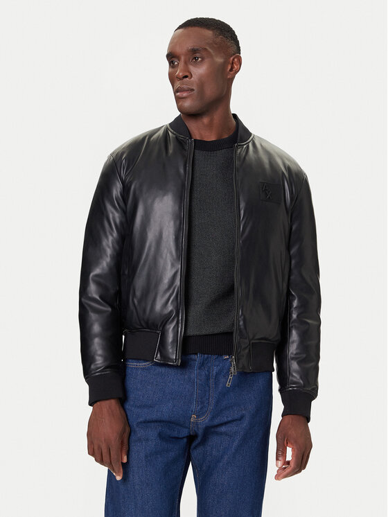 

Куртка-бомбер regular fit XM001104 AF16647 UC001 Armani Exchange, черный