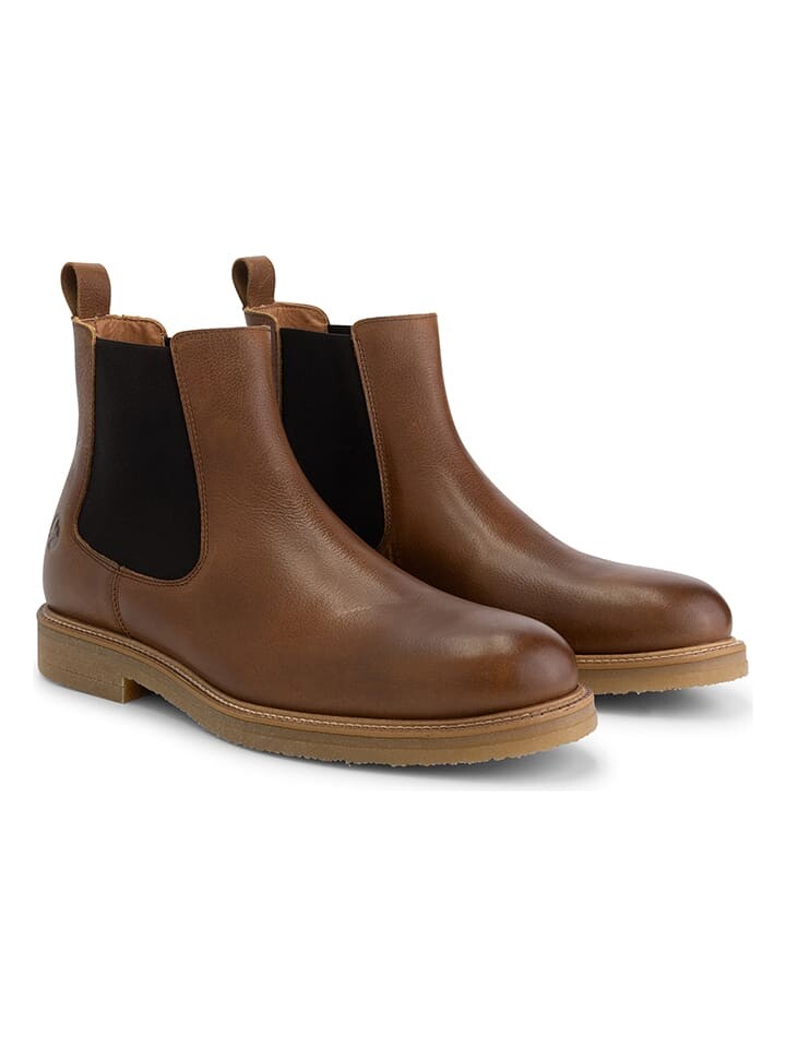 

Ботинки челси TRAVELIN' Leder-Chelsea-Boots Glaston, светло-коричневый