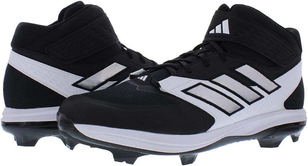 Мужские кроссовки Adidas Icon 8 Mid, белый/черный — фото 2