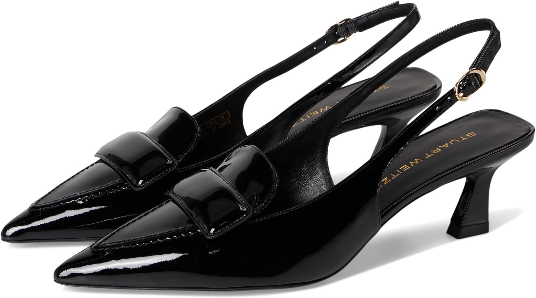 Туфли Stuart Weitzman Sovinnie Slingback 50, черный