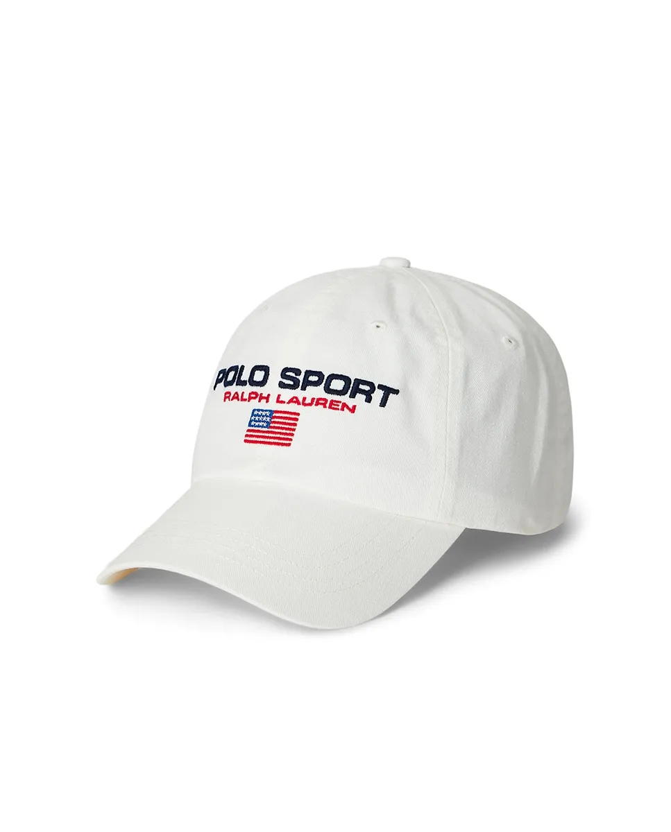 

Мужская хлопковая кепка с логотипом Polo Sport Polo Ralph Lauren, белый
