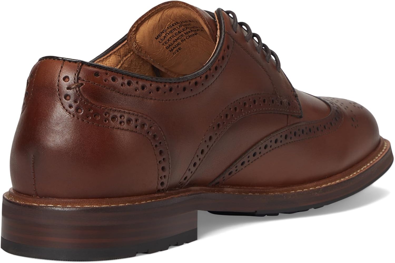 Мужские оксфорды Florsheim Anthem с крыльями, коричневый — фото 4