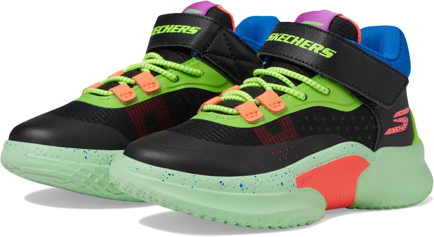 

Кроссовки SKECHERS KIDS Skx Court Hype, цвет Black/Multi