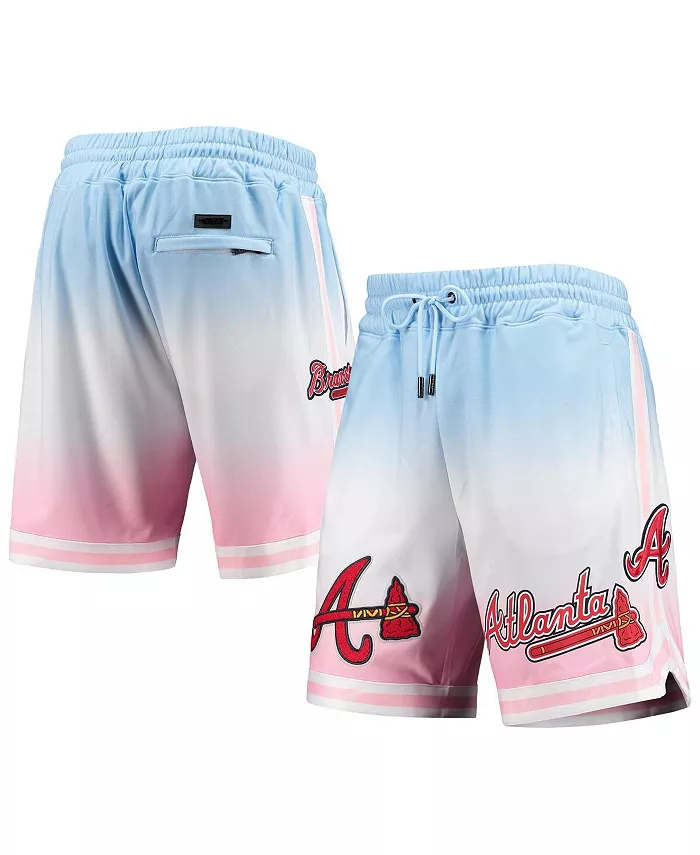 

Мужские шорты Atlanta Braves Team Logo Pro Ombre в синем и розовом цветах Pro Standard