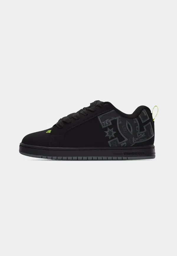 Кроссовки для скейтбординга Court Graffik Skate Shoes Dc Shoes, черный/серый/лайм — фото 2