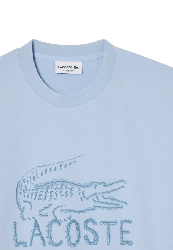 Футболка Lacoste с принтом, Hellblau — фото 2
