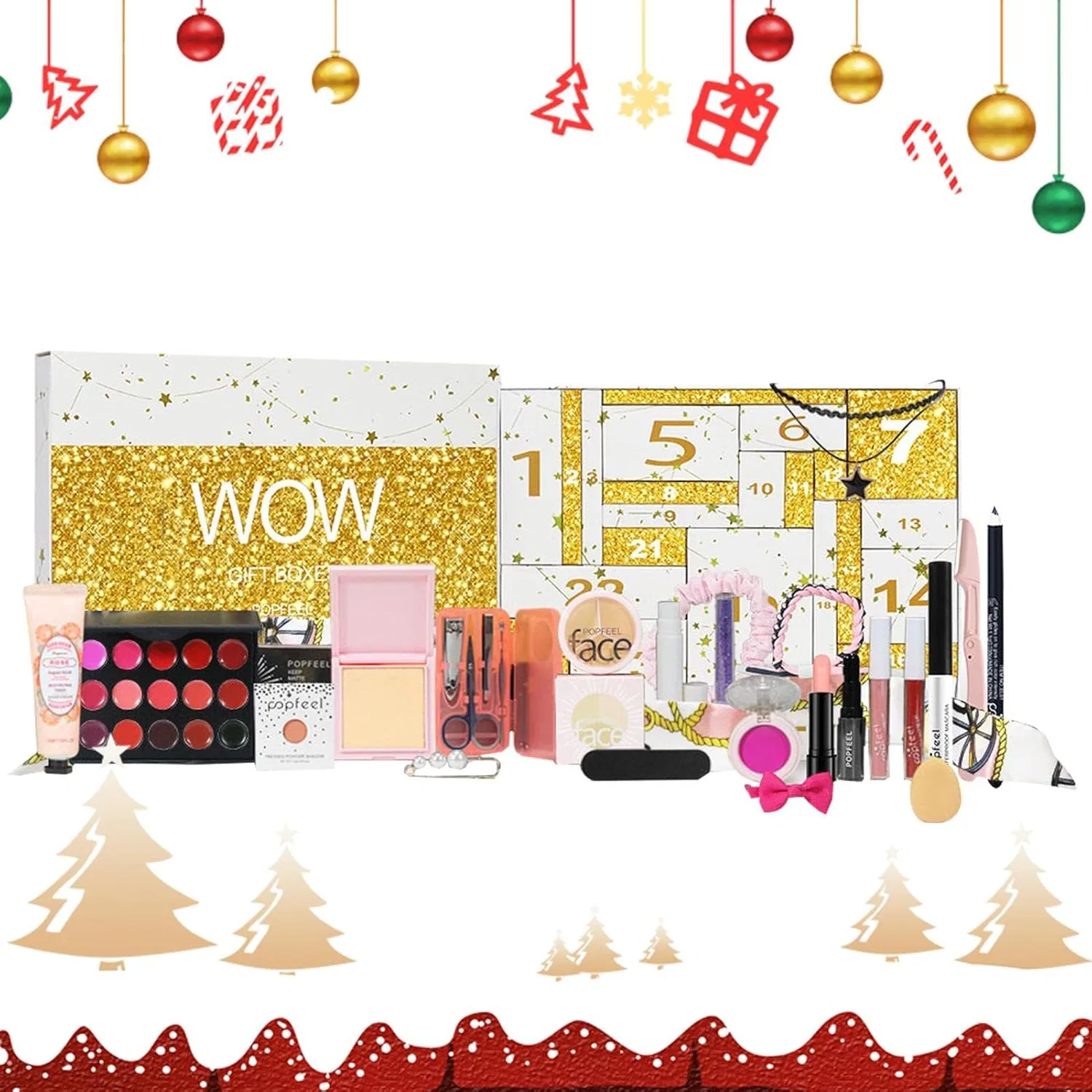 Набор косметики Advent Calendar RUTAVM, 24 предмета