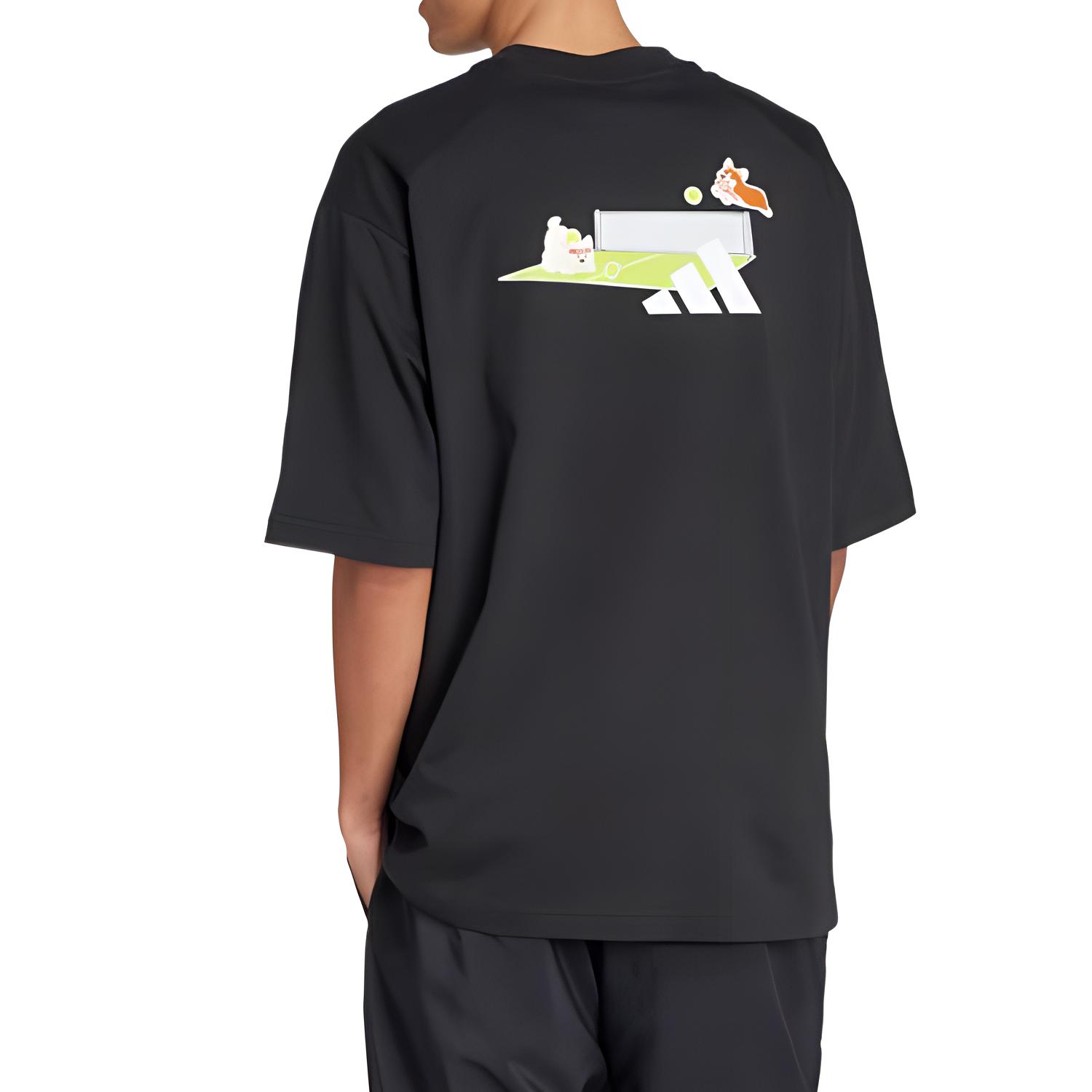 Adidas Футболка SS25 Unisex Black — фото 4