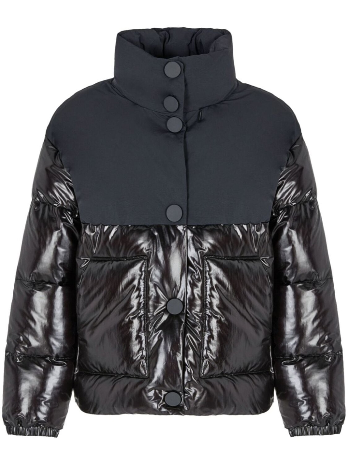 

Armani Exchange пуховик со съемным капюшоном, черный
