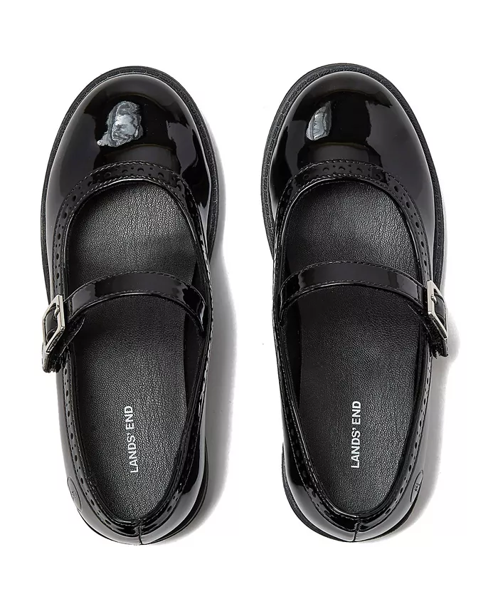 

Детские классические мэри джейн Easy On Lands' End, черный