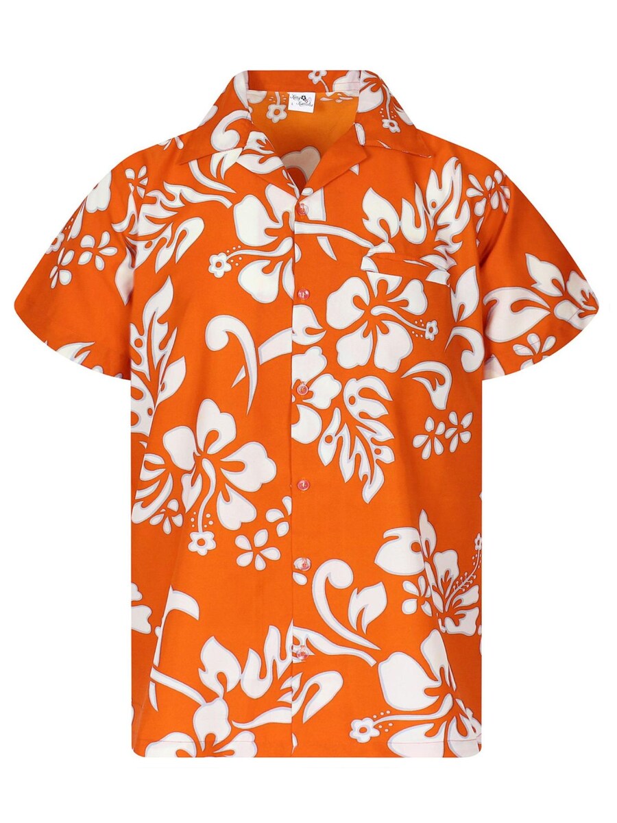 

Рубашка King Kameha Hibiscus, оранжевый