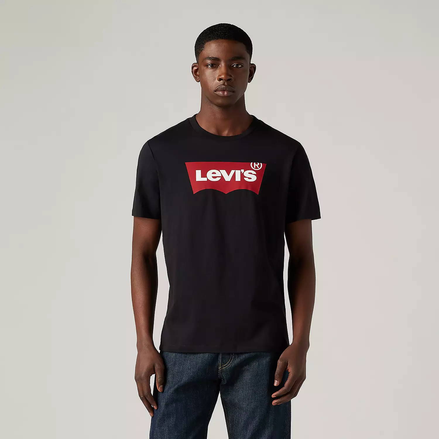 Классическая футболка с логотипом Levi's, цвет Black — фото 2