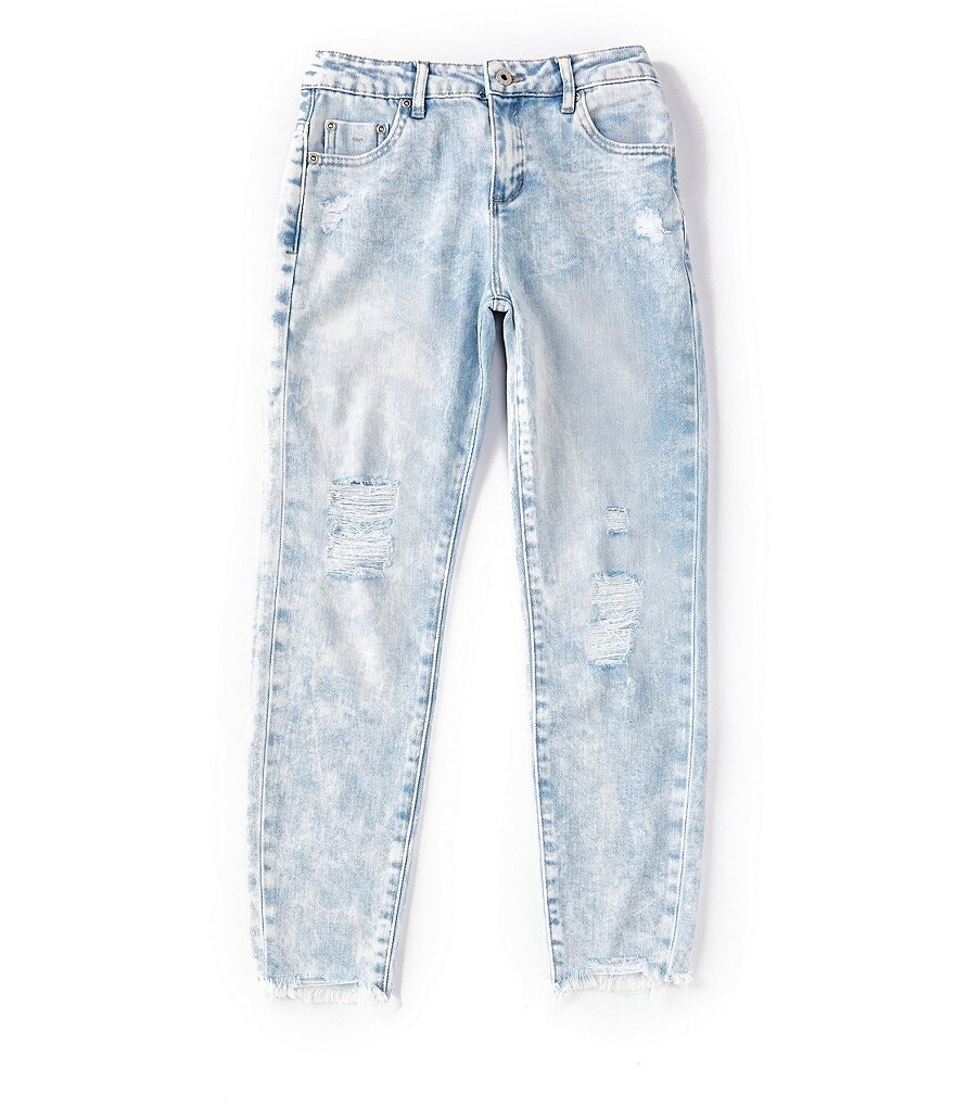 

Джинсы Destructed Weekender для больших девочек 7–16 лет Tractr, синий