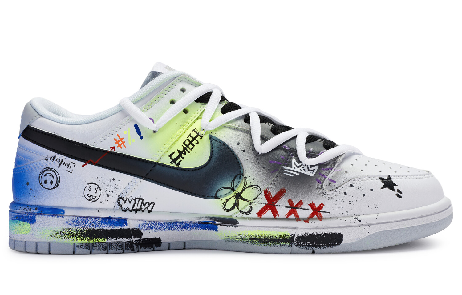 

Кроссовки Nike Dunk Skateboard Shoes Men Low-Top Blue